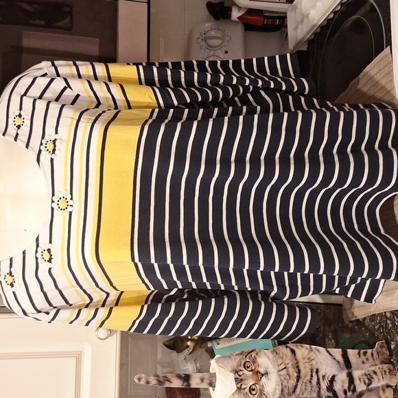 B womens Alfred Dunner stretch 3/4 sleeve plus size top 3X - Picture 1 of 3